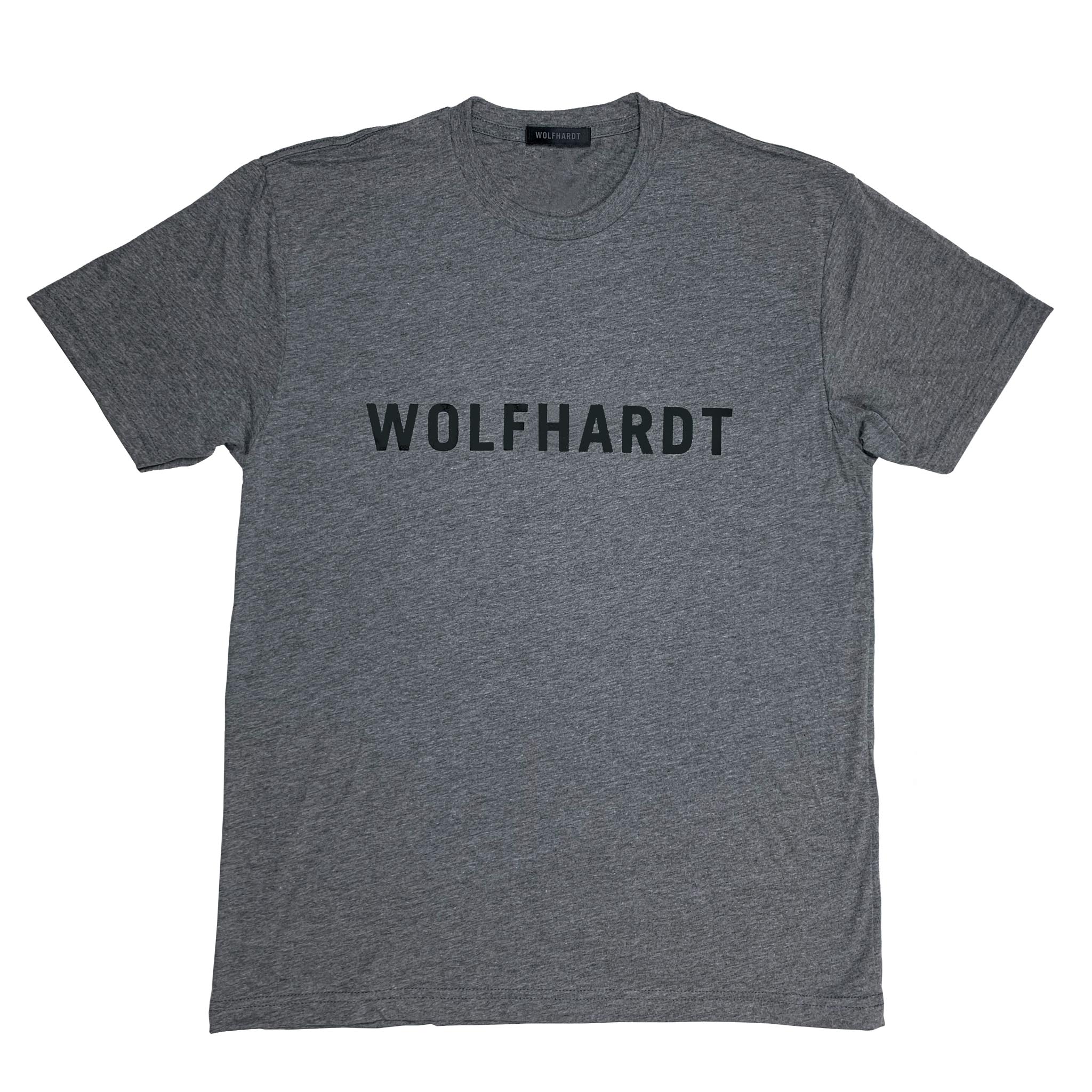 SHORT SLEEVE T-SHIRT WITH RIB NECK CREW COLLAR HEMD