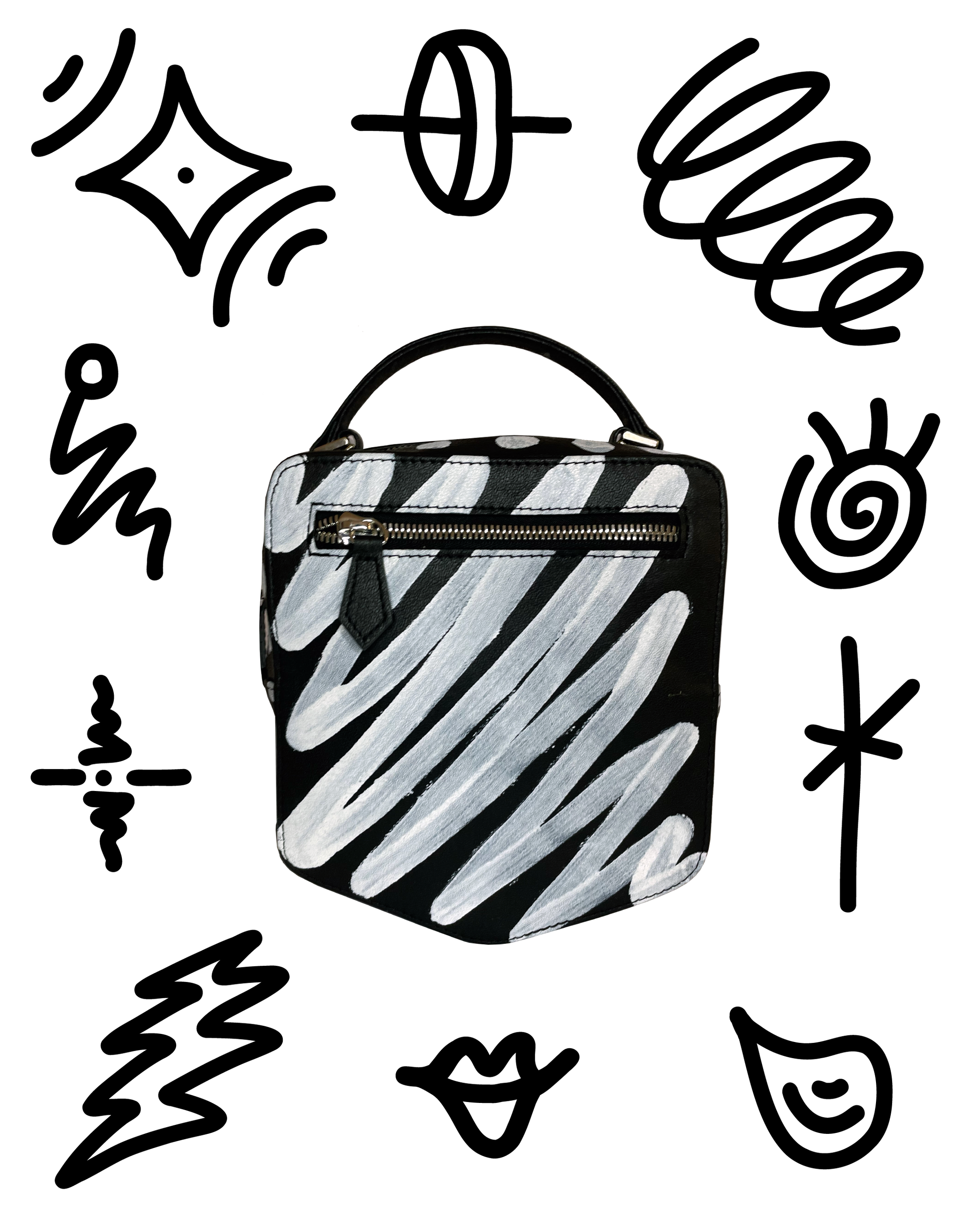 WOLFHARDT X PRETTY DONE CHEVRON CROSS BODY