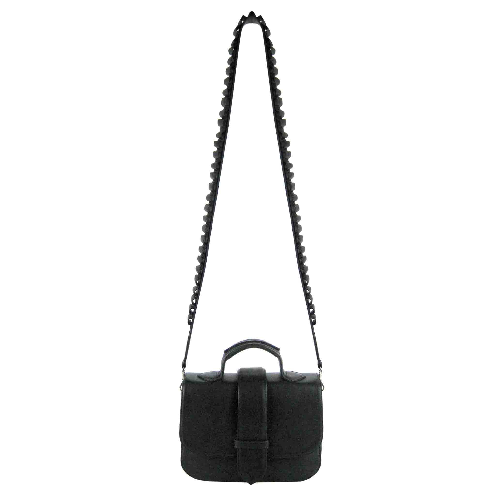 WOMEN'S SINGLE FLAP LEATHER CROSSBODY SCHULRANZEN BAG